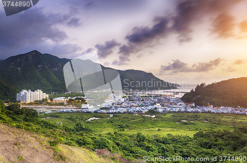 Image of Sunset in Tai O, Hong Kong