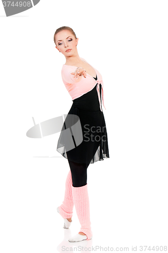 Image of Young beautiful ballet dancer