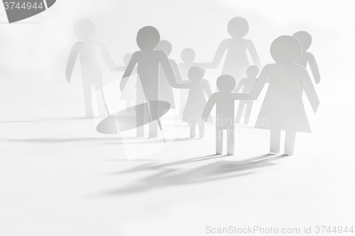 Image of Group of people with children