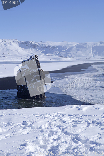 Image of Winter landscape Vik, Iceland