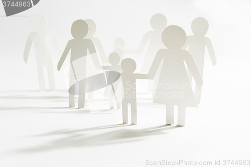 Image of Group of people with children