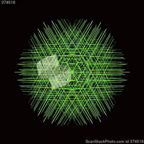 Image of green lines