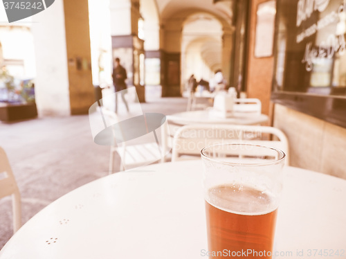 Image of  British ale beer pint vintage