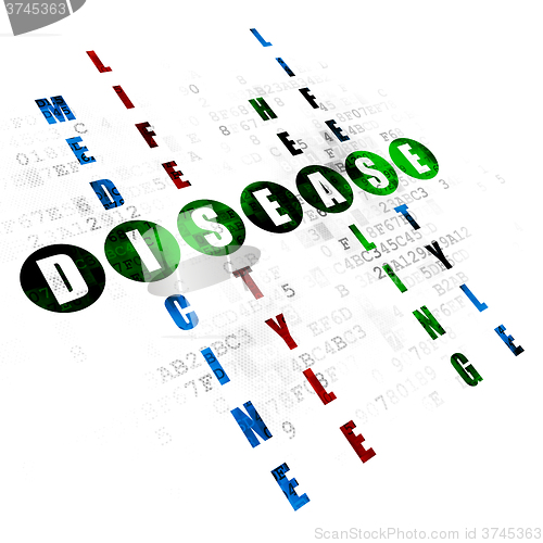 Image of Health concept: Disease in Crossword Puzzle