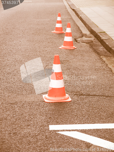 Image of  Traffic cone vintage