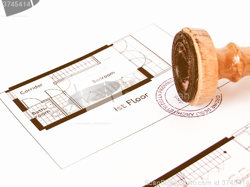 Image of  Technical drawing vintage