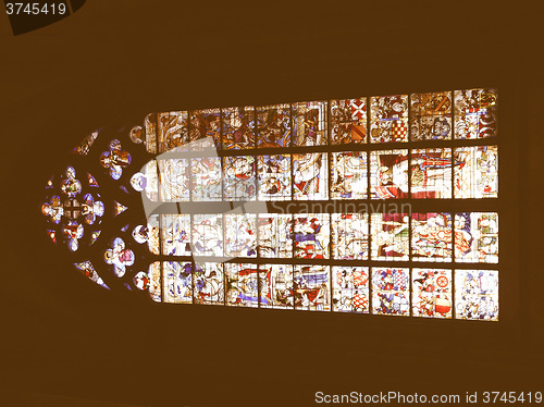 Image of  Gothic cathedral glass vintage