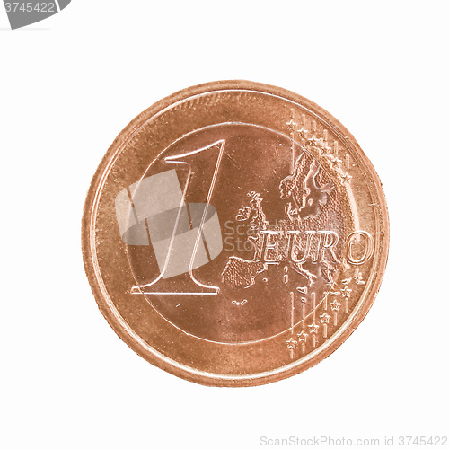 Image of  One Euro coin vintage