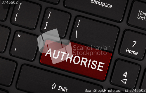 Image of Laptop button - Authorise