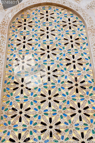 Image of   in morocco africa old tile and  