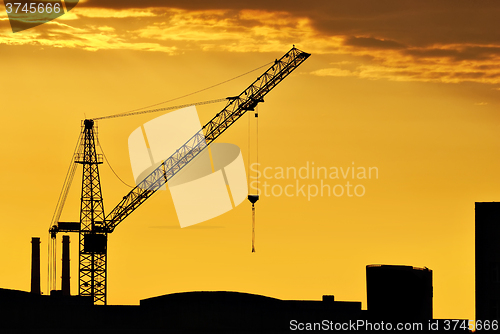 Image of The sky at sunset.