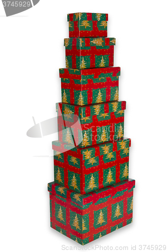 Image of Christmas gift boxes