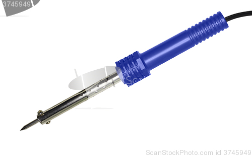 Image of Soldering iron on white