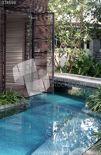 Image of Tropical pool area