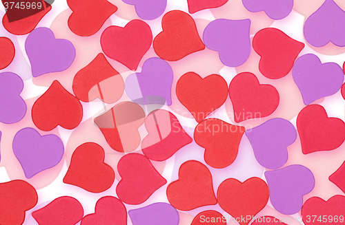 Image of Background of hearts