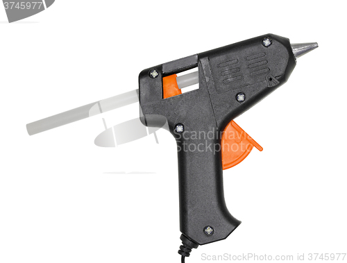 Image of Glue-pistol on white