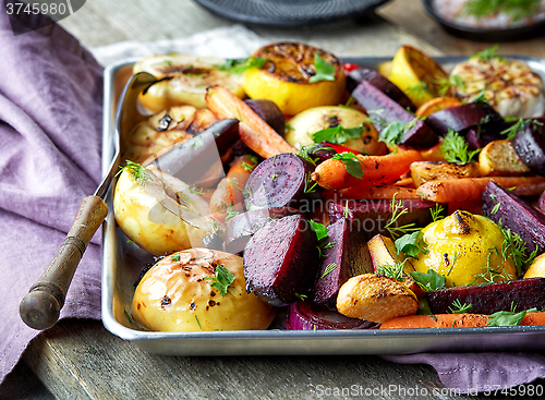 Image of Roasted fruits and vegetables