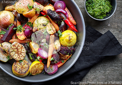 Image of Roasted fruits and vegetables