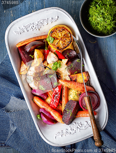 Image of Roasted fruits and vegetables