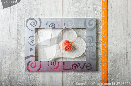 Image of Greeting card with love