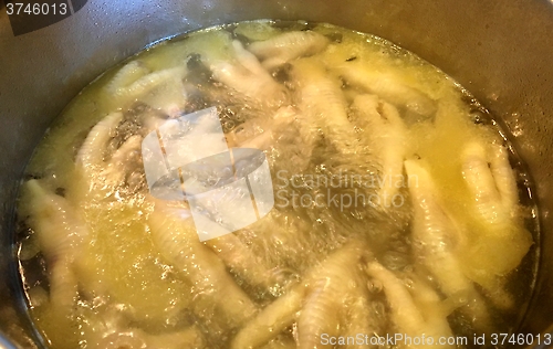 Image of Boiling Chicken Feet