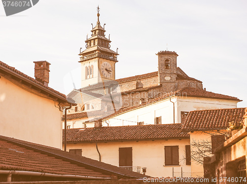 Image of San Giorgio church in Chieri vintage