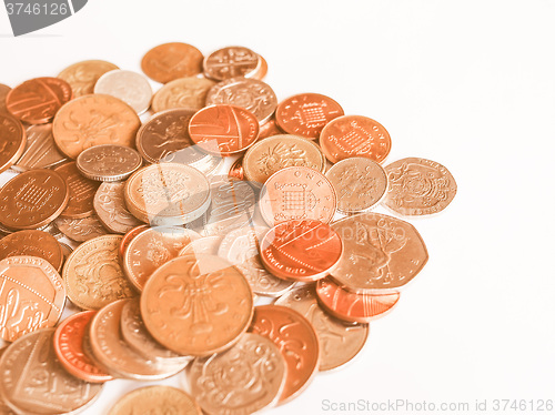 Image of  Pound coins vintage