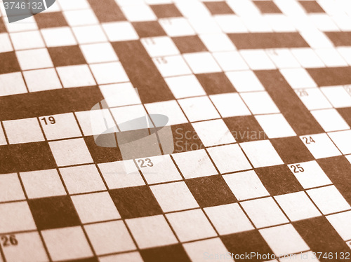 Image of  Crosswords picture vintage
