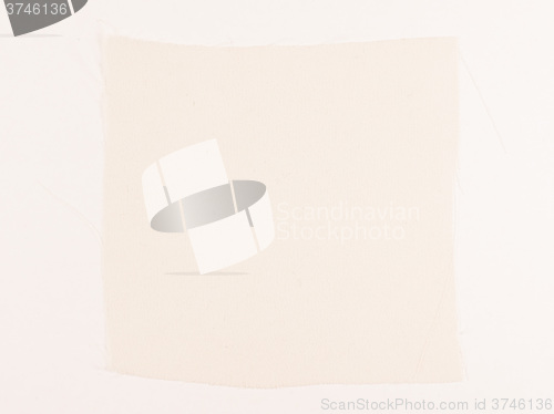 Image of  White fabric sample vintage