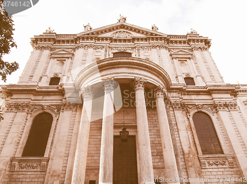 Image of St Paul Cathedral, London vintage