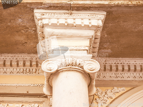 Image of  Ionic capital vintage