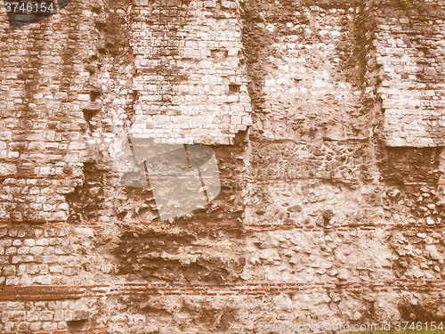Image of Roman Wall, London vintage