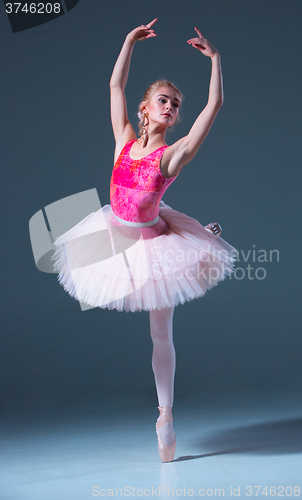 Image of Portrait of the ballerina in ballet pose