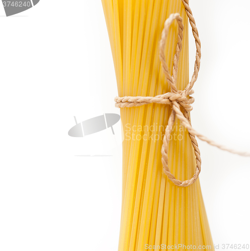 Image of organic Raw italian pasta and durum wheat 