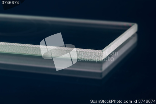 Image of Glass roving fibre for pultrision process. Window fiberglass profile manufacturing.