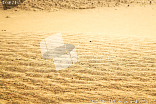 Image of brown dry sand in  morocco africa erosion and abstract