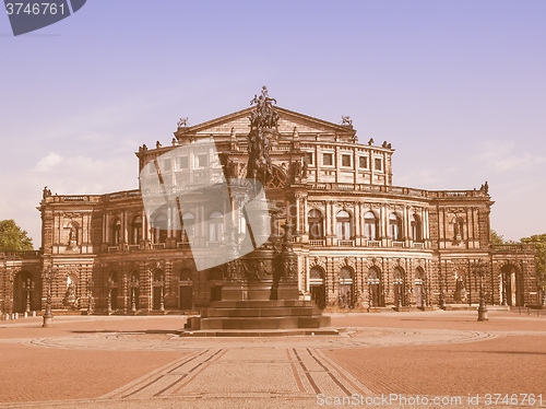 Image of Dresden Semperoper vintage