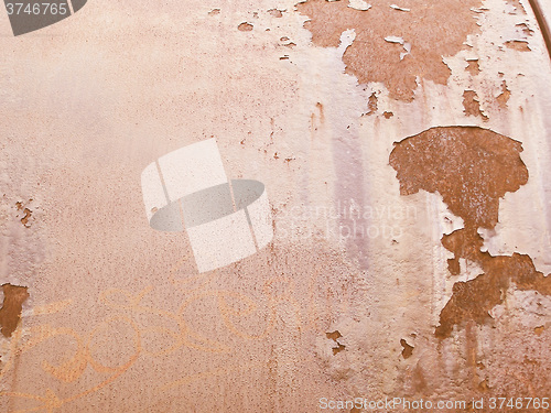 Image of Retro looking Rusted steel