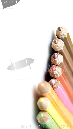 Image of Close-up pencil.