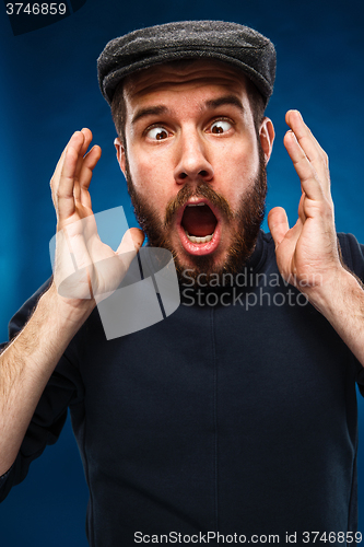 Image of The anger and screaming man