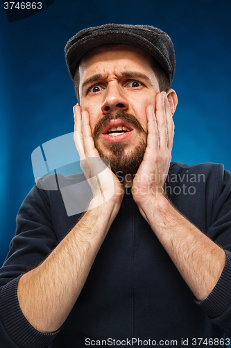 Image of The anger and screaming man