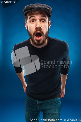 Image of The anger and screaming man