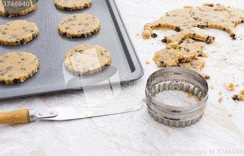 Image of Making chocolate chip cookies