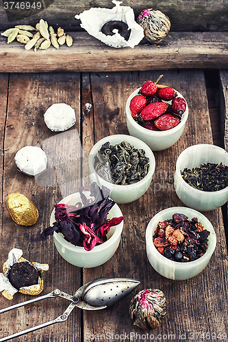 Image of tea leaves for brewing