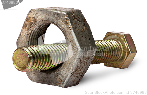 Image of Bolt and big old nut