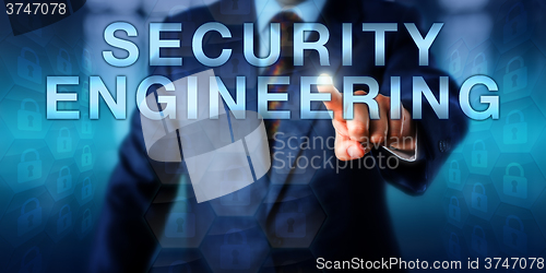 Image of Software Engineer Touching SECURITY ENGINEERING