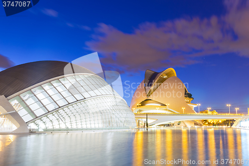 Image of City of the Arts and Sciences in Valencia, Spain.