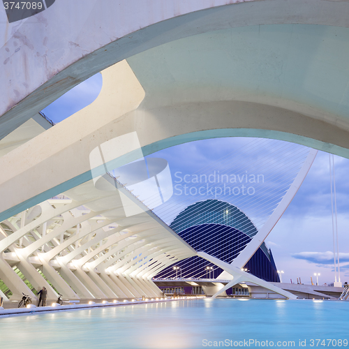 Image of City of the Arts and Sciences in Valencia, Spain.