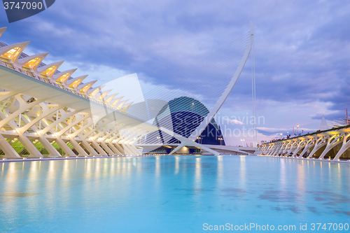 Image of City of the Arts and Sciences in Valencia, Spain.