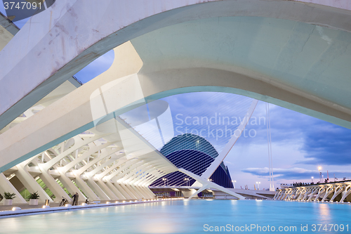 Image of City of the Arts and Sciences in Valencia, Spain.